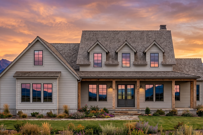 Dream House Plan - Exterior - Front Elevation 2 for Farmhouse House Plan #1096-207 - 4 bed, 3.5 bath