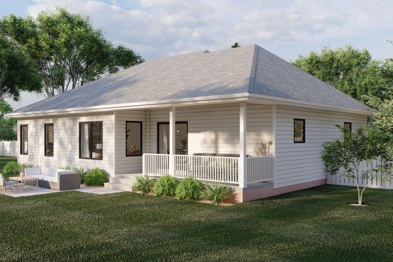 Home Plan - Exterior - Other Elevation for Farmhouse House Plan #455-224 - 3 bed, 2 bath
