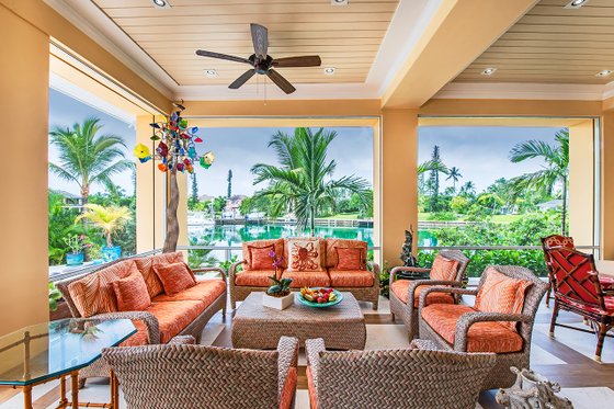 Exterior - Covered Porch for Beach House Plan #938-102 - 5 bed, 6.5 bath