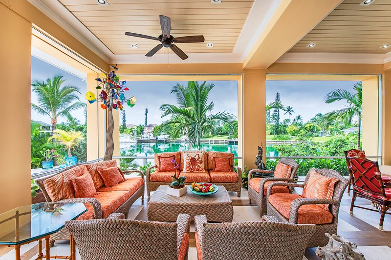 Home Plan - Exterior - Covered Porch for Beach House Plan #938-102 - 5 bed, 6.5 bath