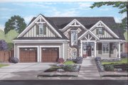 Craftsman Style House Plan - 3 Beds 2.5 Baths 1951 Sq/Ft Plan #46-918 