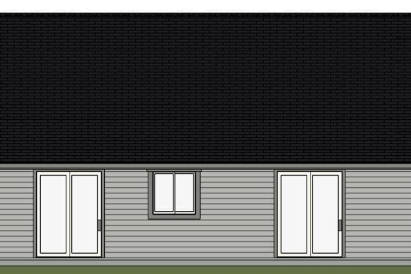 House Design - Exterior - Rear Elevation for Traditional House Plan #943-53 - 4 bed, 3 bath