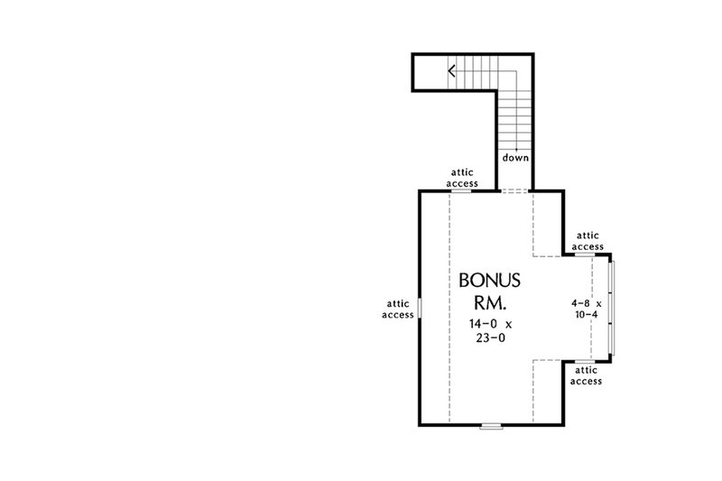 Dream House Plan - Optional Bonus Level