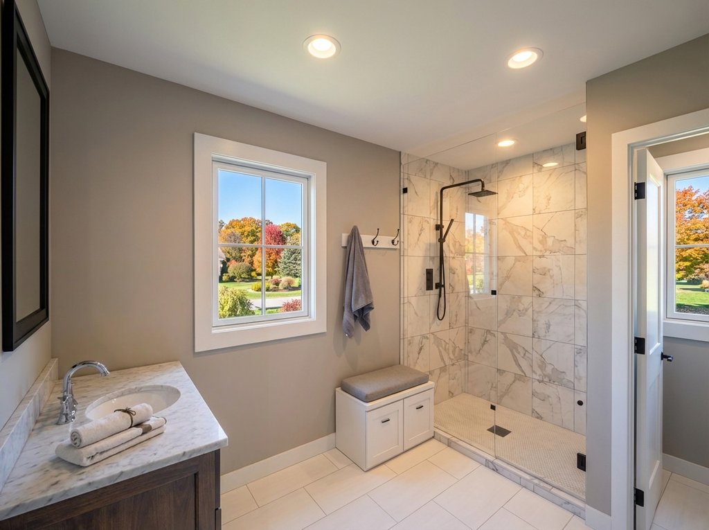 Interior - Master Bathroom 3 for Craftsman House Plan #51-1515 - 3 bed, 2.5 bath