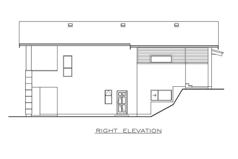 Home Plan - Exterior - Other Elevation for Contemporary House Plan #1100-60 - 3 bed, 4 bath
