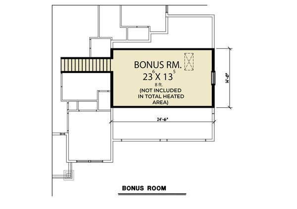 Home Plan - Craftsman Floor Plan - Upper Floor Plan #1070-200