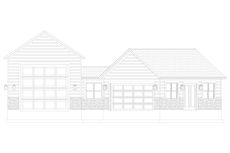 Dream House Plan - Exterior - Front Elevation 5 for Traditional House Plan #1060-353, 0 bath