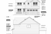 Craftsman Style House Plan - 5 Beds 2.5 Baths 1868 Sq/Ft Plan #53-706 Exterior 