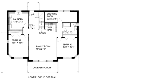 Bungalow Floor Plan - Main Floor Plan #117-633