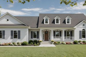 Farmhouse Exterior - Front Elevation Plan #21-515