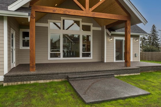 Exterior - Rear Elevation for Craftsman House Plan #1070-29 - 4 bed, 2.5 bath