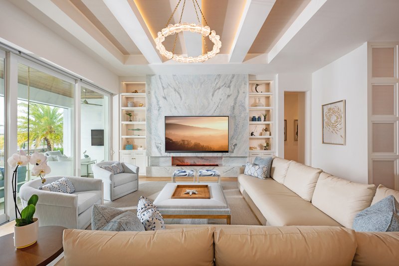 House Blueprint - Interior - Family Room 2 for Traditional House Plan #938-163 - 3 bed, 3.5 bath