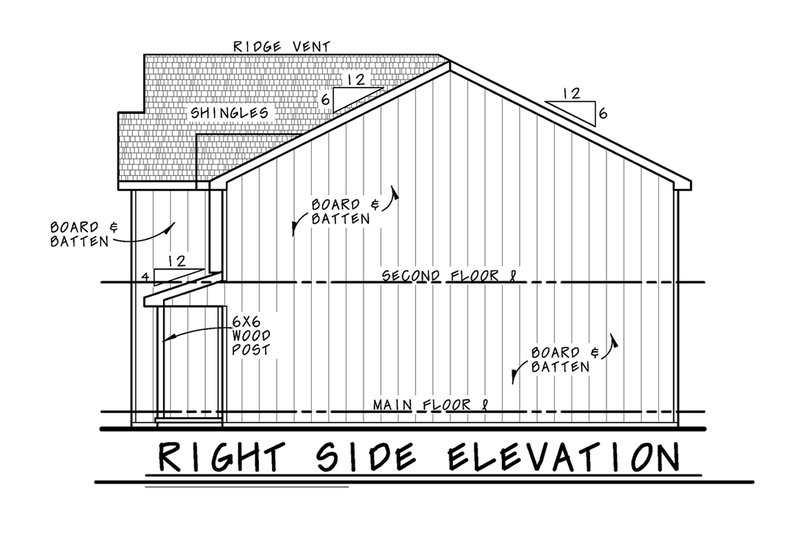 House Plan Design - Exterior - Other Elevation 1 for Modern House Plan #20-2555 - 3 bed, 2.5 bath