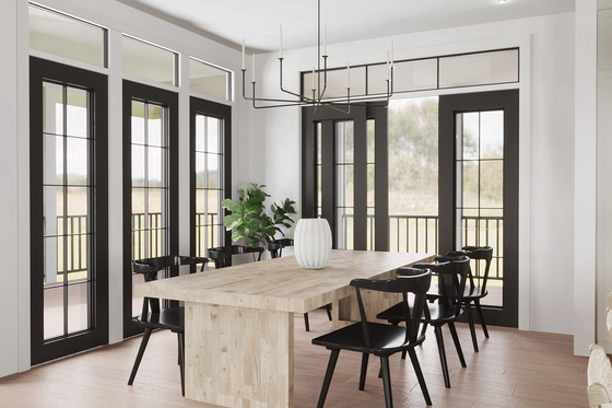 Interior - Dining Room 1 for Craftsman House Plan #119-450 - 4 bed, 4 bath