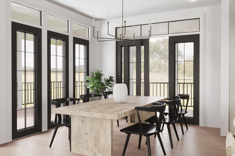 House Design - Interior - Dining Room 1 for Craftsman House Plan #119-450 - 4 bed, 4 bath