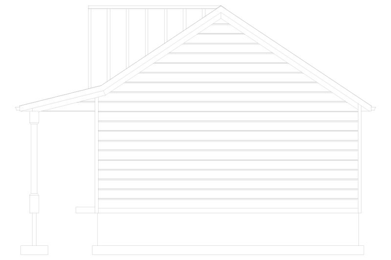 Dream House Plan - Exterior - Other Elevation 1 for Farmhouse House Plan #1060-304 - 1 bed, 1 bath