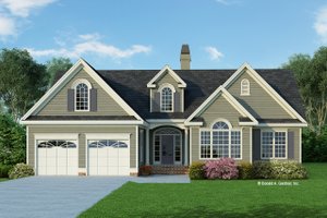 Traditional Exterior - Front Elevation Plan #929-363