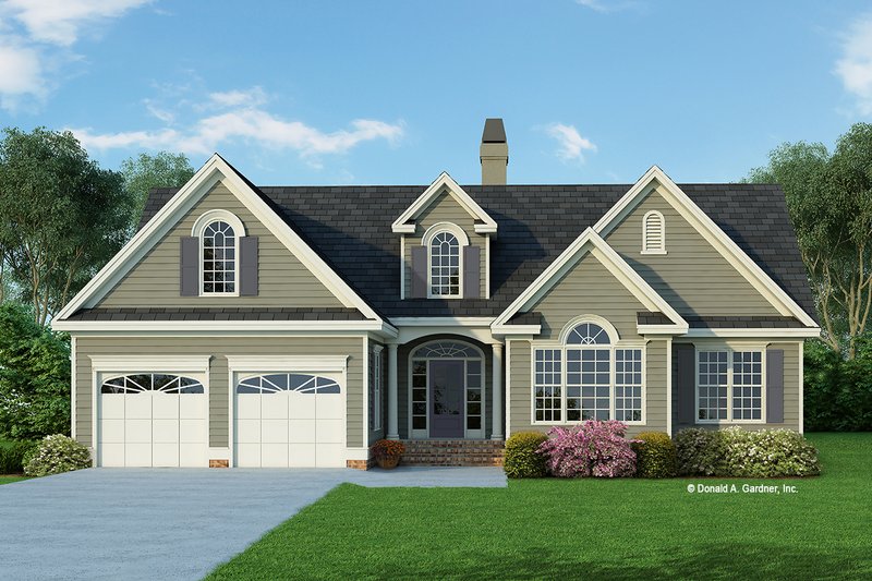 Architectural House Design - Traditional Exterior - Front Elevation Plan #929-363