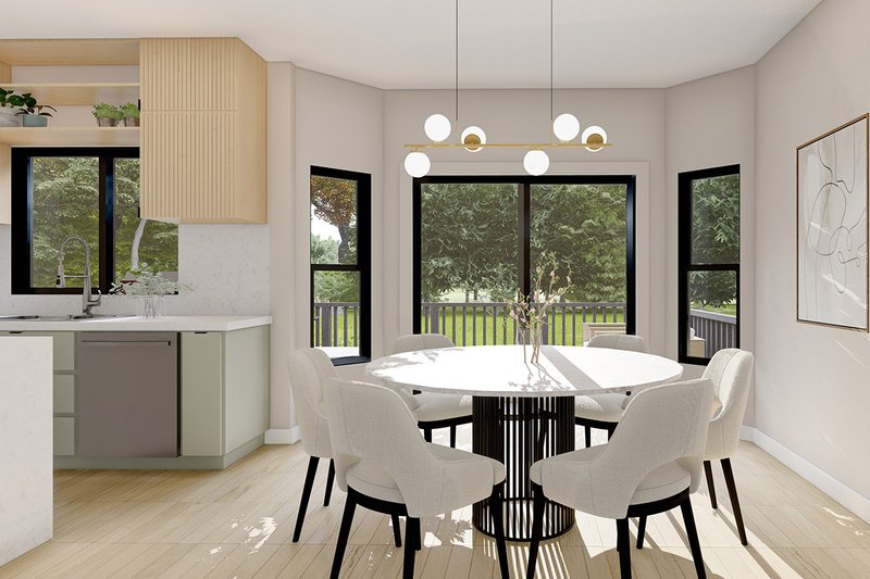 Home Plan - Interior - Dining Room 1 for Country House Plan #124-1377 - 3 bed, 2.5 bath