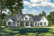 Farmhouse Style House Plan - 3 Beds 3.5 Baths 2379 Sq/Ft Plan #430-412 Exterior 