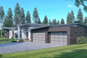 Modern Exterior - Other Elevation Plan #1066-217