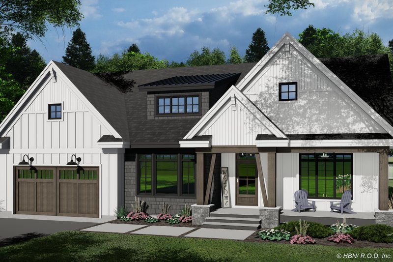 Ranch Style House Plan - 3 Beds 2.5 Baths 2570 Sq/Ft Plan #51-1326