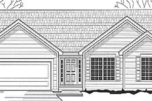 Traditional Exterior - Front Elevation Plan #67-664