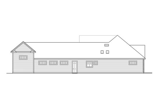Exterior - Other Elevation 1 for Craftsman House Plan #124-1182 - 2 bed, 2.5 bath