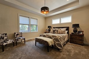 Interior - Master Bedroom for Ranch House Plan #1105-9 - 3 bed, 2.5 bath