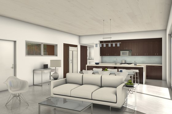 Interior - Other 1 for Modern House Plan #497-34 - 2 bed, 2 bath