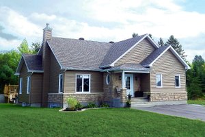 Exterior - Front Elevation 3 for Ranch House Plan #23-2616 - 2 bed, 1 bath