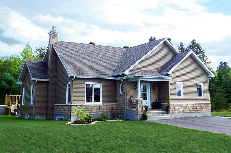 Home Plan - Exterior - Front Elevation 3 for Ranch House Plan #23-2616 - 2 bed, 1 bath