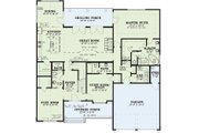 Traditional Style House Plan - 3 Beds 4 Baths 2683 Sq/Ft Plan #17-3424 