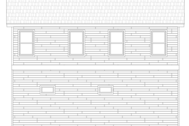 Home Plan - Exterior - Rear Elevation for Contemporary House Plan #932-885 - 1 bed, 1 bath