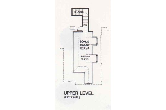 Floor Plan - Upper Floor for Colonial House Plan #310-850 - 4 bed, 3.5 bath
