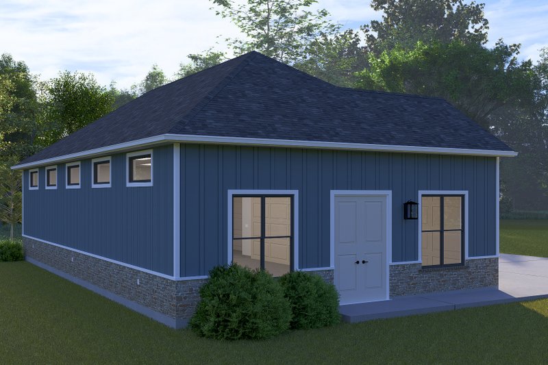 House Blueprint - Exterior - Other Elevation 1 for Traditional House Plan #1060-275, 0 bath