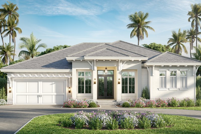 Dream House Plan - Contemporary Exterior - Front Elevation Plan #1083-21