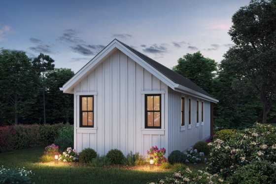 Exterior - Rear Elevation for Cottage House Plan #48-1171 - 1 bed, 1 bath