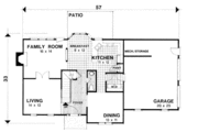 Farmhouse Style House Plan - 3 Beds 2.5 Baths 2157 Sq/Ft Plan #56-153 
