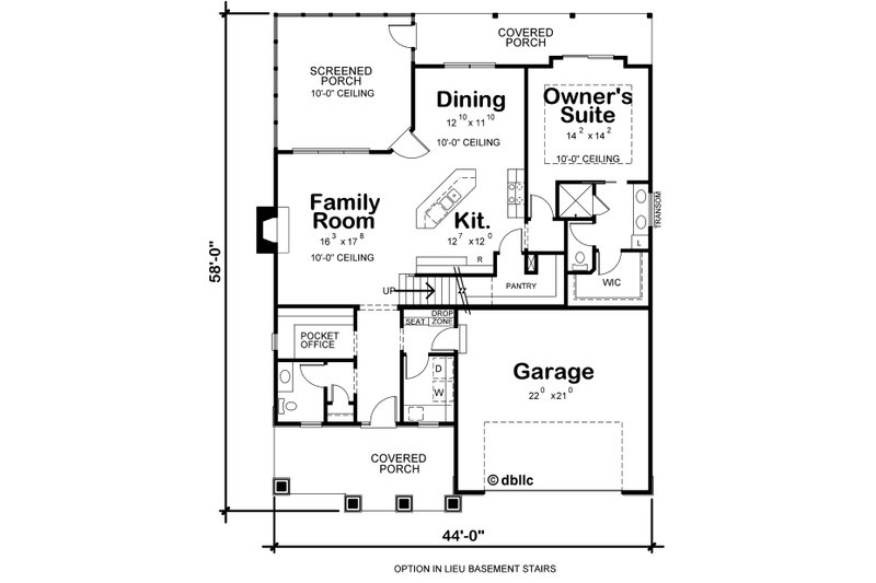 Home Plan - Floor Plan - Other Floor for Cottage House Plan #20-2523 - 3 bed, 2.5 bath