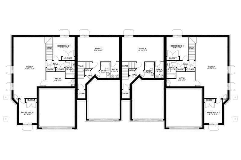 Dream House Plan - Floor Plan - Lower Floor for Traditional House Plan #1060-335 - 10 bed, 12 bath