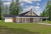 Southern Style House Plan - 2 Beds 2 Baths 2008 Sq/Ft Plan #117-133 