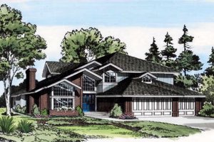 Exterior - Front Elevation Plan #312-508