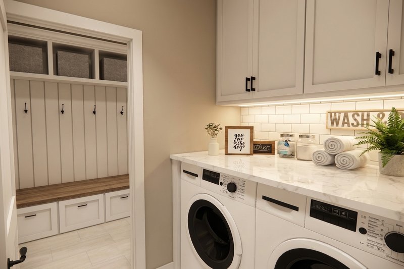 Dream House Plan - Interior - Laundry for Ranch House Plan #51-1583 - 3 bed, 2.5 bath