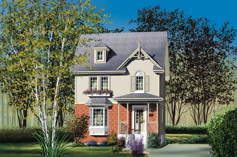 Home Plan - Victorian Exterior - Front Elevation Plan #25-2002