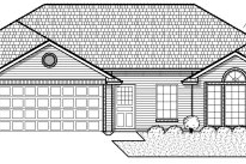 Traditional Style House Plan - 3 Beds 2 Baths 2113 Sq/Ft Plan #65-209 Exterior