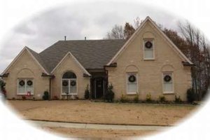 European Exterior - Front Elevation Plan #81-1105