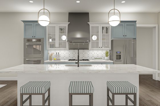 Interior - Kitchen for Beach House Plan #455-294 - 3 bed, 2.5 bath