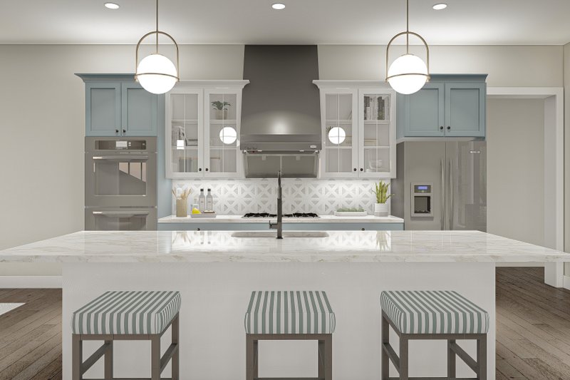 House Plan Design - Interior - Kitchen for Beach House Plan #455-294 - 3 bed, 2.5 bath