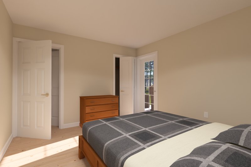 Home Plan - Interior - Bedroom for Cottage House Plan #513-2411 - 2 bed, 2 bath